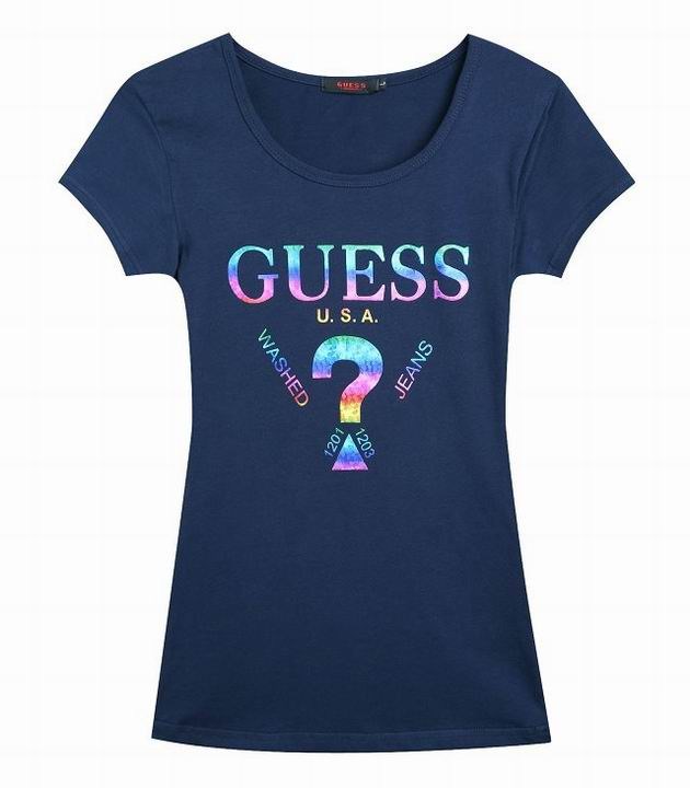 Guess short round collar T woman S-XL-021